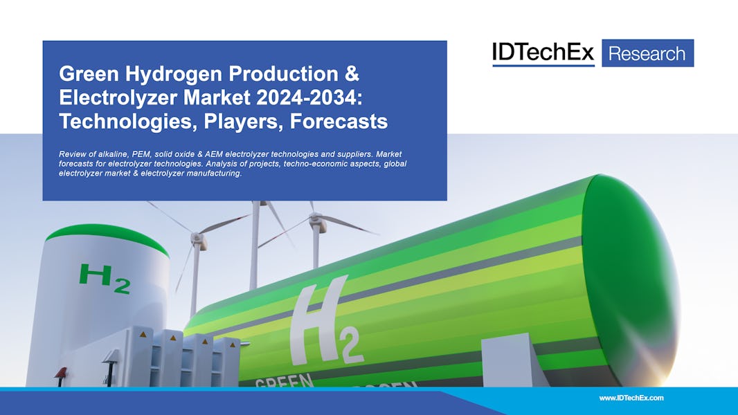 Green Hydrogen Production & Electrolyzer Market 2024-2034: Technologies, Players, Forecasts