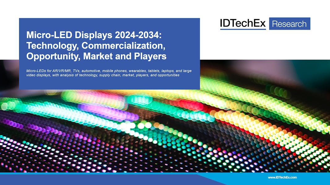 Display micro-LED 2024-2034: tecnologia, commercializzazione, opportunità, mercato e attori