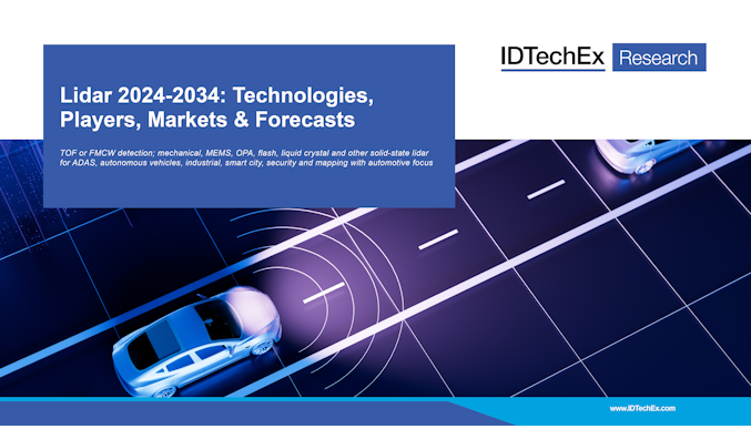 LiDAR 2024-2034年：技術、有力企業、市場、予測