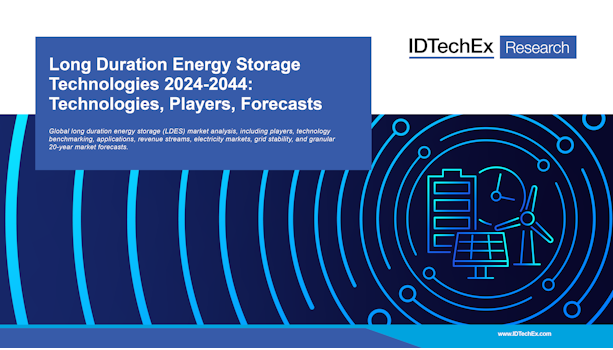 Long Duration Energy Storage Market 2024-2044: Technologies, Players, Forecasts