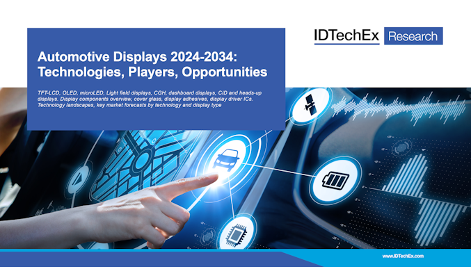 Automobildisplays 2024-2034: Technologien, Akteure, Chancen