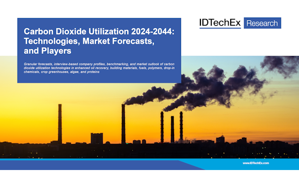 Utilizzo dell'anidride carbonica 2024-2044: tecnologie, previsioni di mercato e attori