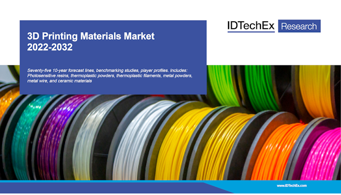 3Dプリンティングの材料市場 2022-2032年
