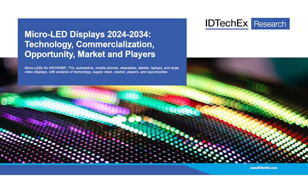 Pantallas microLED 2024-2034: tecnología, comercialización, oportunidad, mercado y actores