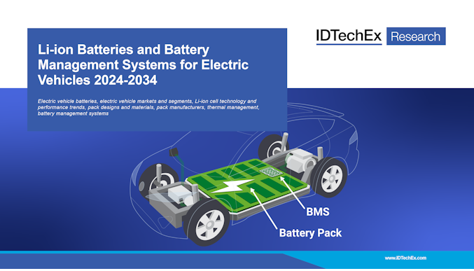 Li-ion Batteries and Battery Management Systems for Electric Vehicles 2024-2034